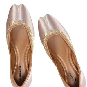 women’s lace work ethnic traditional mojari